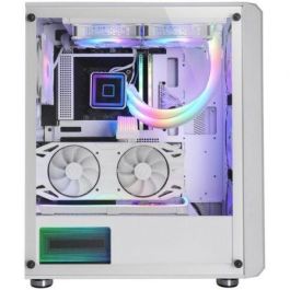 Mars Gaming MCVAULTW Caja Gaming Semitorre MC-VAULT Blanca con Frontal Mesh, 4 Ventiladores ARGB 120mm y Ventana Cristal Templado para ATX, RL 360mm Mars Gaming MCVAULTW Caja Gaming Semitorre MC-VAULT Blanca con Frontal Mesh, 4 Ventiladores ARGB 120mm y Ventana Cristal Templado para ATX, RL 360mm