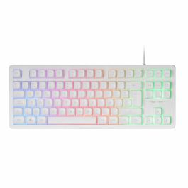 Mars Gaming Teclado MK023 TKL FRGB Blanco, Membrana, H-Mech, Rainbow, Compatible con Windows, Linux, Mac, Consolas Precio: 16.50000044. SKU: B19JGGT5LR