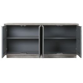 Buffet Moderno DKD Home Decor Gris 40 x 81 x 175 cm Buffet Moderno DKD Home Decor Gris 40 x 81 x 175 cm