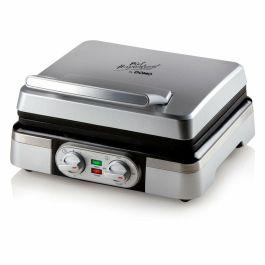 Domo DO9149W Gofrera Eléctrica 1400W Acero Inoxidable Gofres 2.6cm Espesor Termostato Ajustable Temporizador