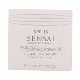 Sensai Base de Maquillaje en Crema #CF22 Beige Natural 30 ml – Antiedad, SPF 15, Unifica el Tono, Disimula Manchas