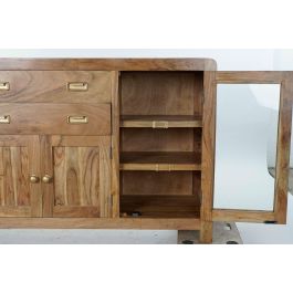 DKD Home Decor Resez Buffet Colonial Acacia Natural Dorado 150 x 40 x 81 cm