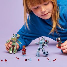 LEGO Iron Man y Máquina Guerra Vs. Drones Hammer 76320 - Juguete Construible Marvel para Niños +7 años