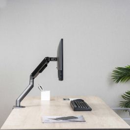 TooQ DB4032TNR-G Soporte de Mesa para Monitor 17-32" Giratorio Inclinable Muelle Gas VESA 75x75 100x100 2-9kg Gris/Negro