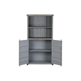 Estanteria Vintage DKD Home Decor Gris 44 x 168.5 x 87 cm Estanteria Vintage DKD Home Decor Gris 44 x 168.5 x 87 cm