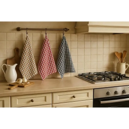 Home Linge Passion HF53570 Juego de 6 Paños de Cocina 100% Algodón Multicolor 45 x 60 cm