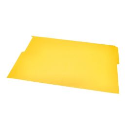 Subcarpeta Cartulina Liderpapel Folio Pestaña Superior 240 gr-M2 Amarillo 50 unidades