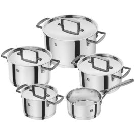 Zwilling Bellasera Juego de Cocina 5 Piezas, Acero Inoxidable, Plata/Negro, Apto Inducción y Horno 200°C Precio: 306.49999985. SKU: B14TJHZTSD