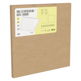 BX3 LIGHT Panel LED Superslim Modular 60x60 cm 36W 3623 Lm 6000K UGR19 Blanco, Marco Blanco, 40000 h, BX3-PANMB59559536WCW