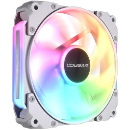COUGAR CF-APR12HW3-RGB Ventilador Apolar 120 ARGB para Carcasa PC, 120mm, Blanco, Pack de 3