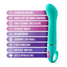 Vibrador Punto G Blush Aria Verde Vibrador Punto G Blush Aria Verde