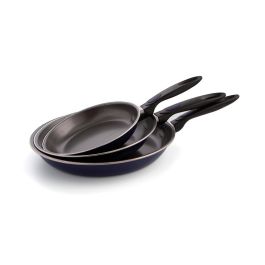 Quid Nuit Set 3 Sartenes Aluminio Antiadherente Azul 20-24-28 cm Apto Gas Vitro Eléctrica Lavavajillas Precio: 10.69000031. SKU: S2701194