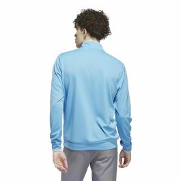 Sudadera sin Capucha Adidas Lightweight Half-Zip Azul Agua L
