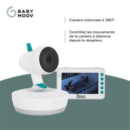 Babymoov YOO-MOOV Vigilabebés Video Motorizado 360º Pantalla 4.3" Talkie-Walkie Visión Nocturna Temperatura Canciones Cuna VOX
