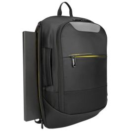 Targus CityGear Mochila Convertible 2 en 1 para Portátil hasta 15.6" (39,6 cm) Negro - Protección Antigolpes Dome, Compartimentos Portátil y Tablet