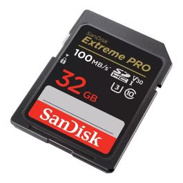 Sandisk Tarjeta de Memoria SDHC Extreme PRO de 32GB U3 V30 200MB/s Lectura 90MB/s Escritura