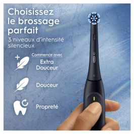 Oral-B AAAPZ07396 Cepillo de dientes eléctrico iO2 Negro con 3 modos y temporizador de 2 minutos