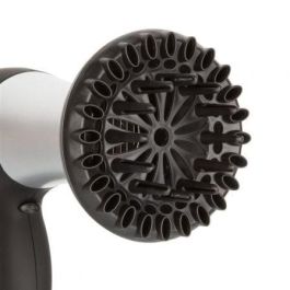 Tristar HD-2322 Secador de Pelo 2000W con 2 Velocidades, 3 Temperaturas, Función Aire Frío, Incluye Difusor y Boquilla Negro y Plata