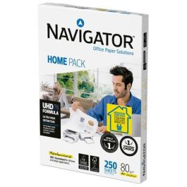 Navigator Papel Fotocopiadora Multifunción Home Pack A4 80g 250 Hojas para Impresión Láser, Ink-jet y Doble Cara Precio: 3.69000027. SKU: B1JQGA4B5T