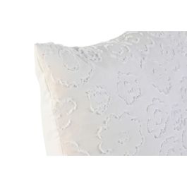 DKD Home Decor Coord cama 4 23 Cojín Boho Blanco 60x60x60 cm Poliéster Bordado 700 gr