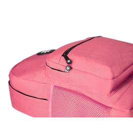Antartik Mochila escolar con asa y bolsillo frontal con cremallera, color Coral, 320x140x430 mm