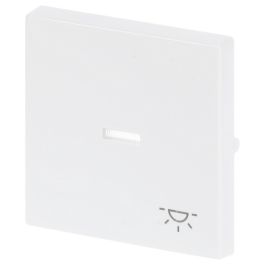 BUSCH-JAEGER BJ 1789 LI-84 Abdeckung für Taster mit Symbol Licht future linear studioweiß - Cubierta de Interruptor Blanco Estudio