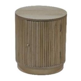 DKD Home Decor Mesita de Noche Balines Natural Paulownia/MDF con 1 Puerta 43x43x48 cm Precio: 79.49999959. SKU: B1DCDQCGVP