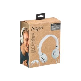 Argon Auriculares Cable Blanco 16x18x16 cm