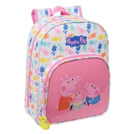 Safta Mochila Infantil Peppa Pig "Baby Pig" adaptable a carro 26x34x11cm