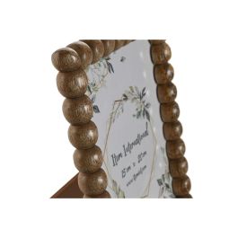 DKD Home Decor Marco Foto 15x20 2 x 23 x 18 cm Marron Mango Cristal