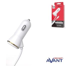 AVANT CONNECT Cargador de Coche 1A con Cable Micro USB - Blanco Precio: 1.3552. SKU: B1B6QTMDNM