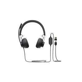 Logitech 981-000870 Auriculares de Diadema Alámbricos USB-C con Micrófono Boom para Llamadas, Música y Microsoft Teams, Grafito Precio: 124.69000027. SKU: S55080598