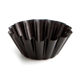 Quid Molde Tulipa Acero Pintado Sweet Grey 14 cm (12 Unidades) Negro Metal Antiadherente Apto Horno Precio: 24.50000014. SKU: S2708123