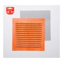 Fepre Rejilla con mosquitera de aluminio imitación haya 15x15 cm, ventilación Precio: 3.78999951. SKU: S7902408