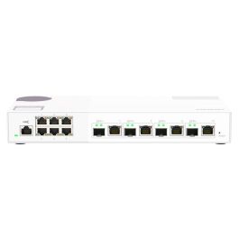 Qnap Switch Qsw - M2106 - 4C 10 Puertos Gestionado, 6 x 2.5GBase-T, 4 x 10 Gigabit SFP+/RJ-45, QoS, VLAN, LACP Qnap Switch Qsw - M2106 - 4C 10 Puertos Gestionado, 6 x 2.5GBase-T, 4 x 10 Gigabit SFP+/RJ-45, QoS, VLAN, LACP