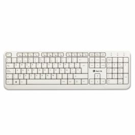 NGS Teclado con Cable USB Spike, Teclas Multimedia, Membrana Silenciosa, Resistente a Salpicaduras, 10M Pulsaciones