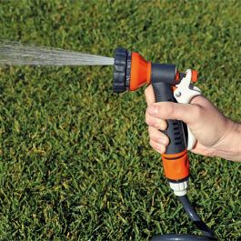 Edm Kit Manguera Espiral Riega Fácil 15 m Ø 9mm (3/8"), Presión Máxima 8 bar, Ideal Terrazas y Balcones