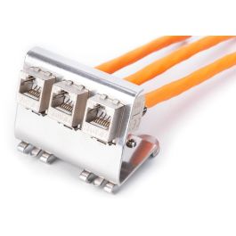 Digitus Adaptador de Carril DIN para 3 Módulos Keystone