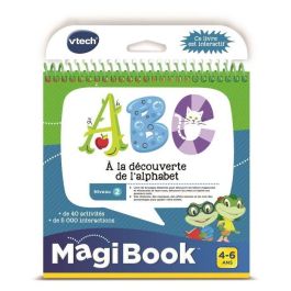 VTech Libro Interactivo Magibook ABC Descubriendo el Alfabeto, Nivel 2, para Niños de 4 a 6 Años