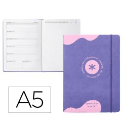 Agenda Escolar Antartik 25-26 Encuadernada Go! Simil Piel Morado Semana Vista A5 Bilingüe Papel Fsc 80 gr Precio: 18.58999956. SKU: B1F7LWE2GW