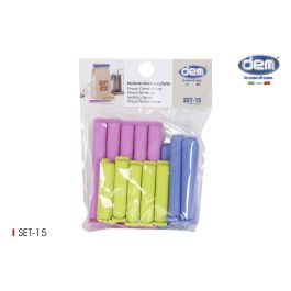 Set de 15 Pinzas Cierra-Bolsas Dem (24 Cajas) Precio: 27.78999982. SKU: B17MBXRGGP