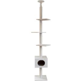 KERBL - Árbol para gatos FERDI - 38 x 38 x 240 a 260 cm - Blanco - Sisal Precio: 89.95000003. SKU: B18WHL89BN