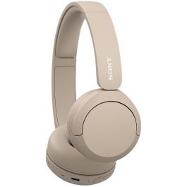 Sony WH-CH520 Auriculares Inalámbricos con Micrófono, Bluetooth, 50h Batería, Beige