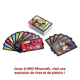 Mattel Games - Uno Minecraft - Juego de cartas - A partir de 7 años - UNO - FPD61 Mattel Games - Uno Minecraft - Juego de cartas - A partir de 7 años - UNO - FPD61