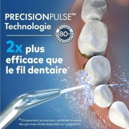Waterpik WF-20 Pulse, irrigador bucal inalámbrico, recomendado por UFSBD, chorro de agua recargable, elimina la placa, blanco Waterpik WF-20 Pulse, irrigador bucal inalámbrico, recomendado por UFSBD, chorro de agua recargable, elimina la placa, blanco