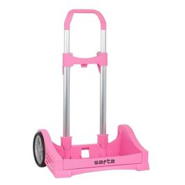 Carro Escolar Safta Portamochilas Evolution Rosa Claro Carro Escolar Safta Portamochilas Evolution Rosa Claro