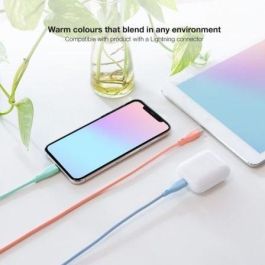 Cable USB a Lightning NANOCABLE 10.10.0401-A1 1 m Cable USB a Lightning NANOCABLE 10.10.0401-A1 1 m
