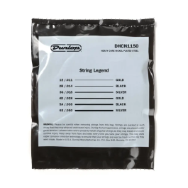 Dunlop Juego de Cuerdas Eléctrica Heavy Core 11-50 Nickel