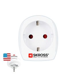 Adaptador europeo a estados unidos skross 1500203-e Precio: 6.59000001. SKU: B19TVTTE28