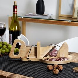 Cook Concept Cortador Embutido Redondo Colección Bistrot para Aperitivos de Madera